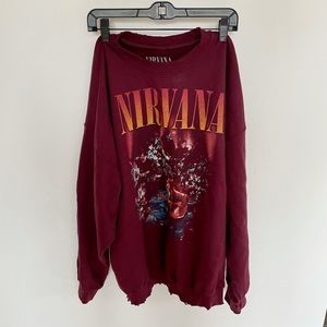 Urban Outfitters Nirvana Oversized Sweatshirt Size S